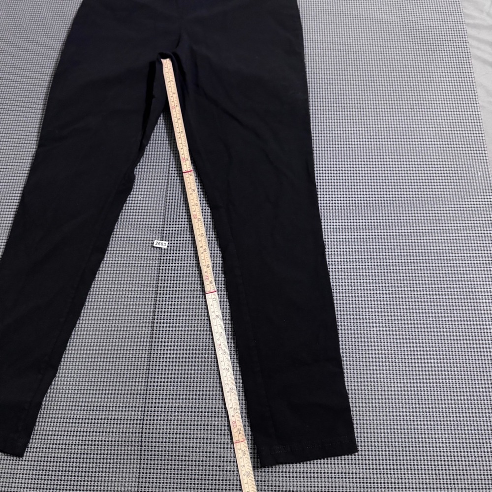 Calvin Klein Black Pull-On Slim Fit Pants Women's 8 - Picture 5 of 9